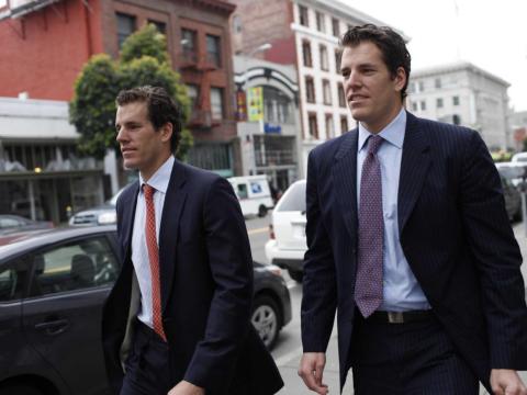 Los gemelos Winklevoss.