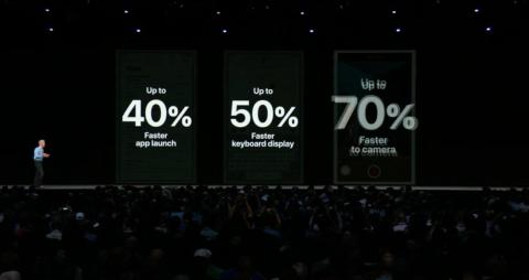 2. iOS 12 offers some nice performance boosts too. This means you can snap photos up to 70% faster, for example — but the system is generally smarter about when to use power, which should also help you preserve battery life.