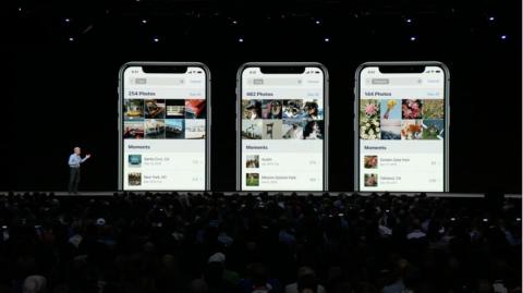 6. Apple's Photos app is getting a nice boost in iOS 12. A new "For You" tab lets you see photos you took that day in past years, or some Apple-made effects that could be applied to your photos. There are also new search