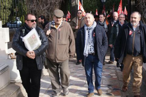 Líderes de UGT en una manifestación Líderes de UGT en una manifestación