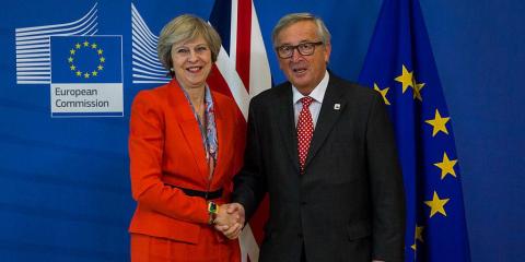 Theresa May has a greed a Brexit deal with EU leaders. Theresa May has a greed a Brexit deal with EU leaders.