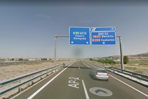 AP-2 Zaragoza-Mediterráneo.