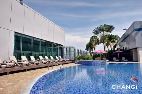 12. ...A rooftop pool,...