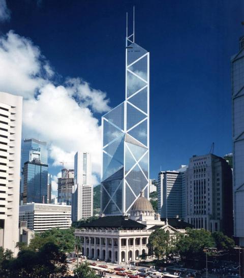 In Hong Kong, the Bank of China completed its 1,204-foot-tall headquarters in 1990.