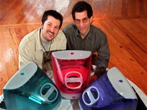 The iMac came in multiple colors, the first time the world would get a taste of Ive's computer design sensibilities. This first iMac was a much-needed hit, selling 800,000 units in its first five months.