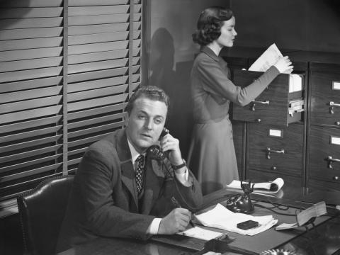 In the middle of the 20th century, many offices expected their employees to adhere to what modern workers would consider a formal look.