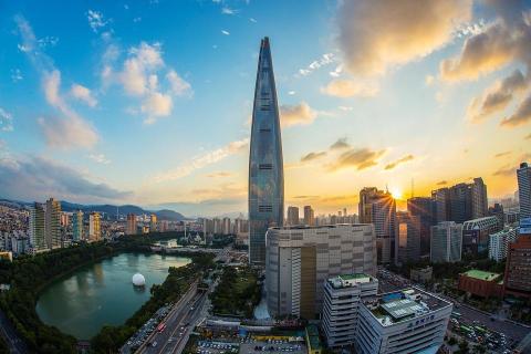 On New Year's Day 2018, the Lotte World Tower opened in Seoul, South Korea. Stretching an astounding 1,819 feet, it's the fifth tallest building in the world.