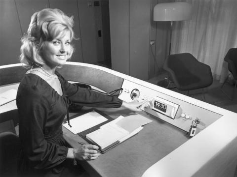 As a result, style in the workplace began to reflect the everyday, far out fashions people gravitated toward.