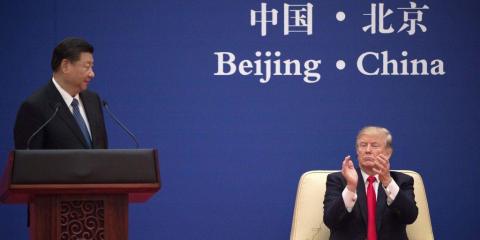 Trump and Xi in November 2017.