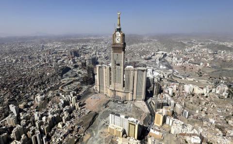 At a whopping $15 billion, the Abraj Al Bait features seven towers completed from 2007 to 2012. Located in Mecca, the Saudi Arabian government owns the complex.