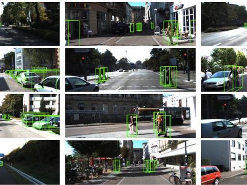 Apple's object-detection software. Apple's object-detection software.