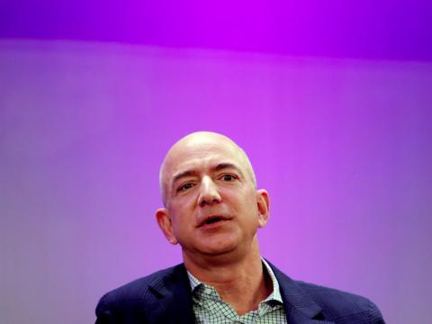 Bezos makes sure to get enough rest — he sleeps for eight hours every night.
