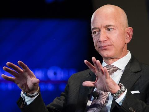 Amazon CEO Jeff Bezos. Amazon CEO Jeff Bezos.