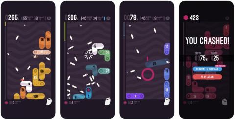 Holedown is a good casual brick-breaker game.