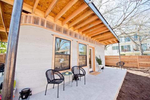 ICON said its staff tested the home's durability by using it as an office space.