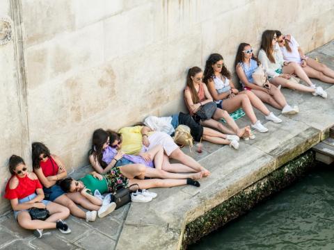 There's also very little green space in Venice for tired tourists to escape from the heat and humidity in the summertime, when people tend to visit.