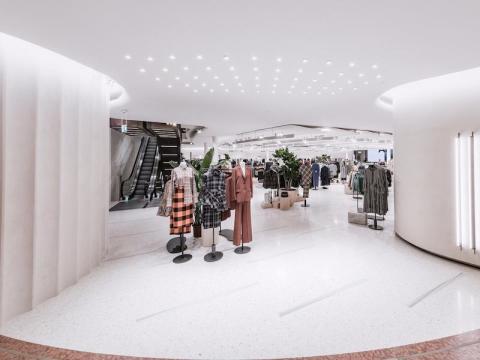 Zara focuses on newness. Women's wear at a Zara store in Milan.
