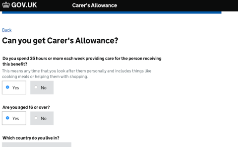 Carers Allowance