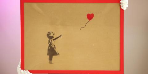 'Girl with Ballon' by Banksy 'Girl with Ballon' by Banksy