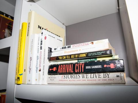 He also puts a lot of money toward books. He's said he has a "disgusting pile" of books by his chair, and he spends 80% of his day reading.