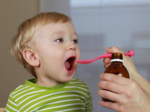 Cough syrup and other over-the-counter cold medicines aren't recommended for kids under 6. Cough syrup and other over-the-counter cold medicines aren't recommended for kids under 6.