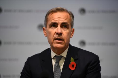 Mark Carney, gobernador del Banco de Inglaterra. Mark Carney, gobernador del Banco de Inglaterra.