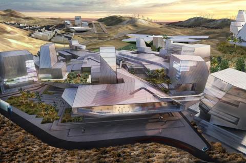 The research campus would include "workplace/manufacturing hybrids" designed to encourage innovation and collaboration, according to the architecture firms.