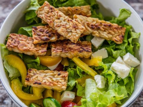 You can put it on a salad.