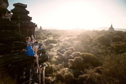 Templo en Burma