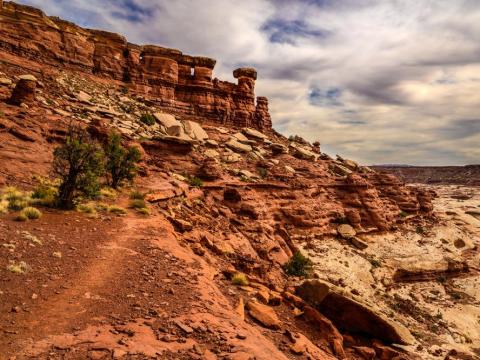 The Maze Overlook Trail.