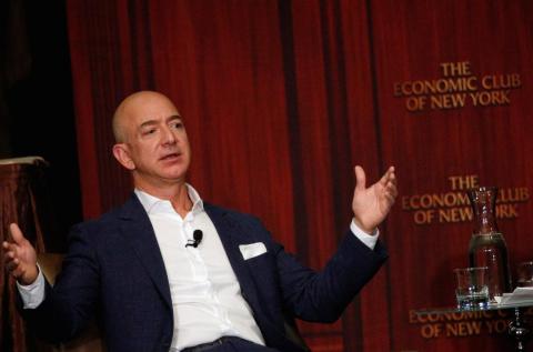 Jeff Bezos saw Amazon's market value plunge by $51 billion on Tuesday. Jeff Bezos saw Amazon's market value plunge by $51 billion on Tuesday.