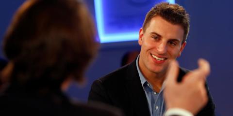 Brian Chesky, Chief Executive Officer of Airbnb, is moving into workspaces. Brian Chesky, Chief Executive Officer of Airbnb, is moving into workspaces.