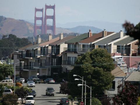 Views of the Golden Gate Bridge increases the value of any property.