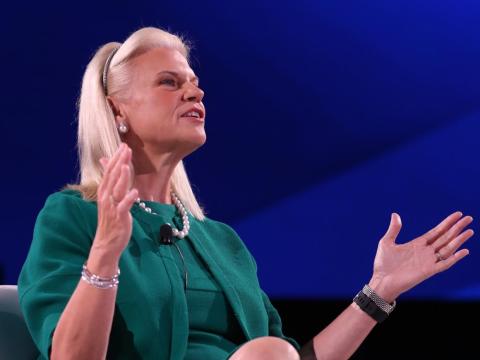 IBM CEO Ginni Rometty. IBM CEO Ginni Rometty.