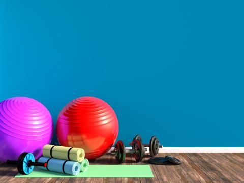 You can set up a gym in your home. You can set up a gym in your home.