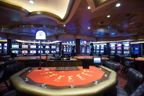 El casino de un crucero.
