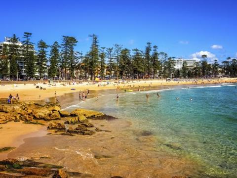 18. Playa de Manly, Sídney, Australia.