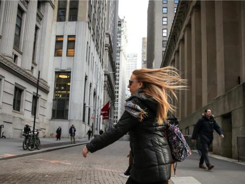 New York's Wall St.