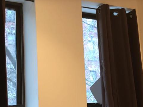 ... but at least the apartment had full-length windows with sunlight streaming through, which can be a desirable feature in the New York City rental scene.