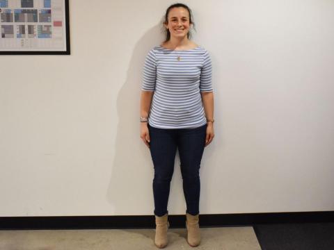 Proper posture while standing