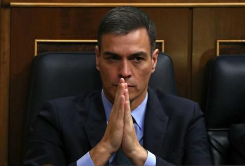El presidente del Gobierno, Pedro Sánchez