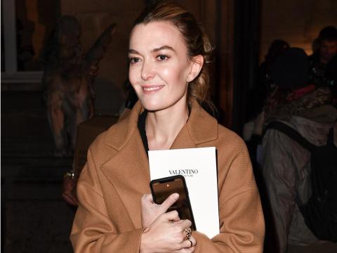Marta Ortega at a show Paris Fashion Week in January 2019.