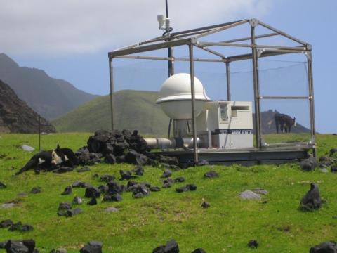 There's also a station that monitors radioactivity and seismic waves, where scientists come to work as well.