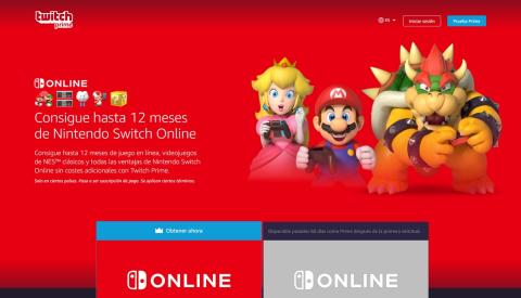 Twitch regala 12 meses de suscripción a Nintendo Switch Online, si eres de Amazon Prime Nintendo Switch Online gratis