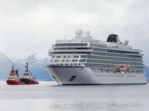 Over 1,300 passengers were left stranded Saturday when the Viking Sky cruise ship experienced engine trouble in stormy waters off of Norway's coast. Over 1,300 passengers were left stranded Saturday when the Viking Sky cruise ship experienced engine trouble in stormy waters off of Norway's coast.