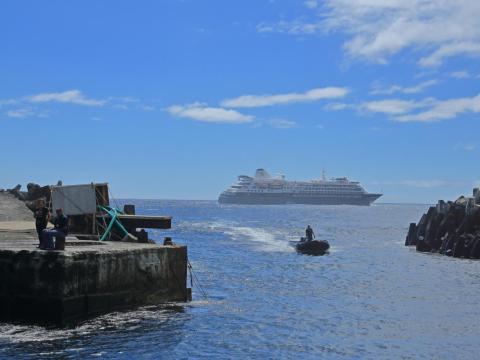 While some cruise ships have added the port to their route from Africa to Latin America so tourists can have a peek into this style of remote life, it's generally not somewhere people just pass through.