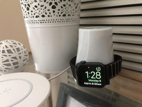 Doug recommends using the watch as an alarm clock.