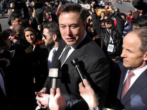 El CEO de Tesla Elon Musk.