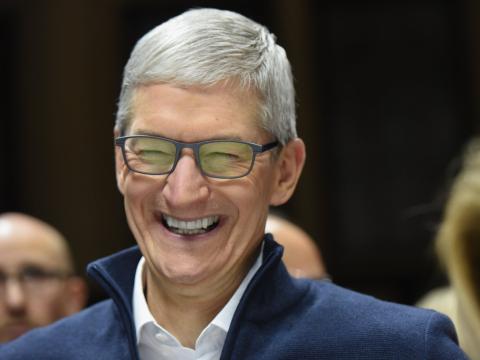 El CEO de Apple, Tim Cook. El CEO de Apple, Tim Cook.