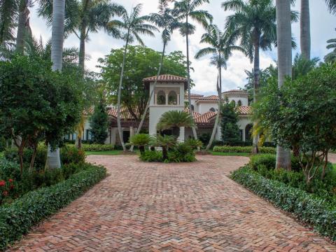 Homes in the ultra-exclusive island community rarely go on the market. Right now, there's only one house for sale: an eight-bedroom, Mediterranean-style mansion for $24 million. Homes in the ultra-exclusive island community rarely go on the market. Right now, there's only one house for sale: an eight-bedroom, Mediterranean-style mansion for $24 million.
